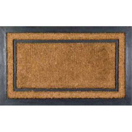 IMPORTS DECOR INC Imports Decor 724RBCM Rubber Back Coir Doormat  York Rectangle 724RBCM